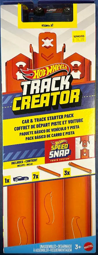 Hot Wheels Track Creator Car and Track Starter Pack