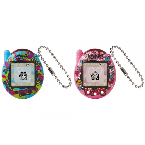 Gundam Planet - Tamagotchi Connection - True Friends Set - Blue Graffiti  and Pink Graffiti
