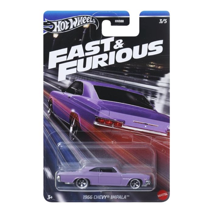 HNW46 Hot Wheels Premium Fast and Furious 1966 Chevy Impala