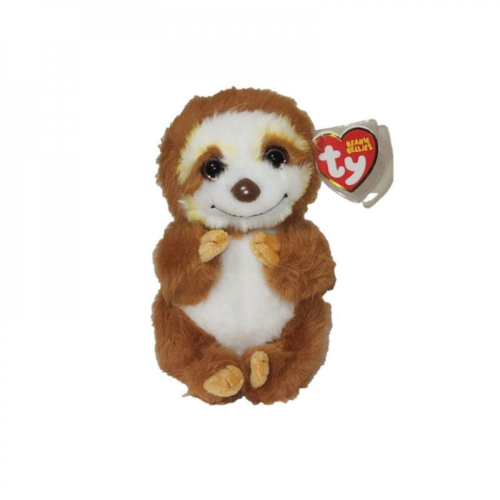 TY BEANIE BELLIES STELLA BROWN SLOTH REG