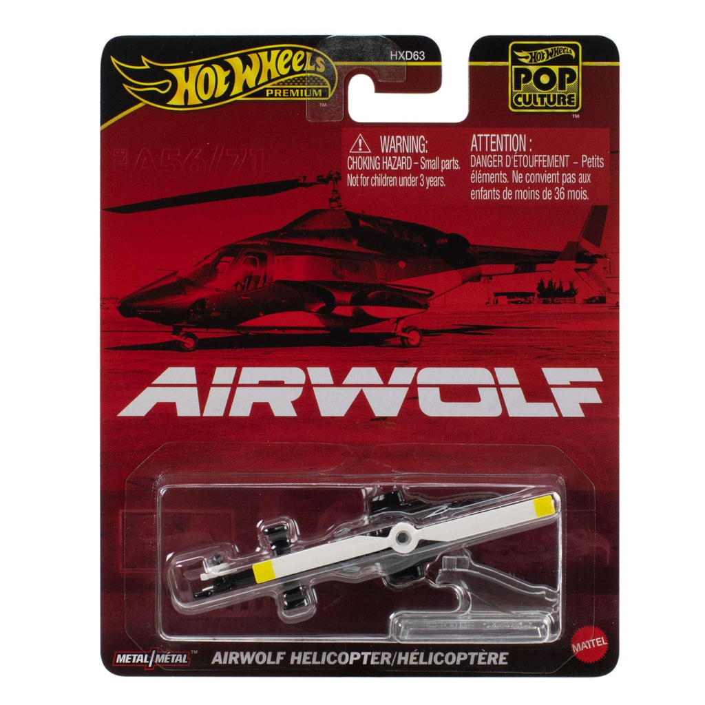 HXD63 Hot Wheels Premium Pop Culture 2025 Airwolf Helicopter