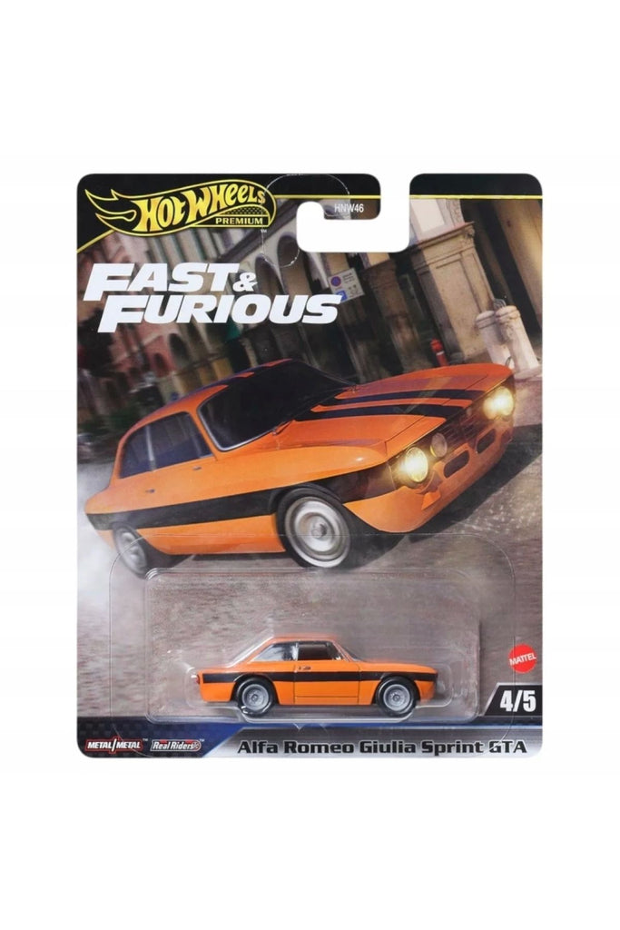 HNW46 Hot Wheels Premium Fast & Furious Alfa Romeo Giulia Sprint GTA