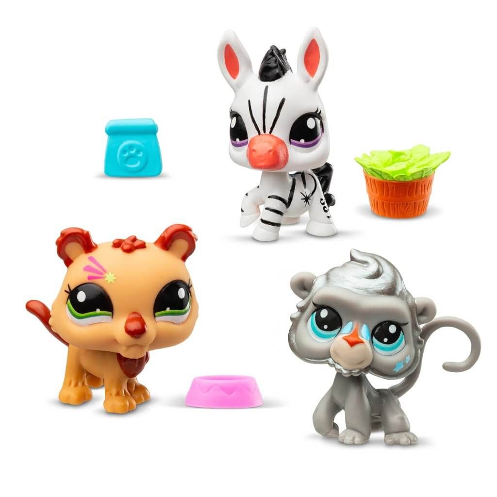 リトルペットショップ Littlestpetshop 猫3 LITTLEST PET SHOP TRIO IN TUBE 3 PACK ZOO PETS – KIDSGOODS