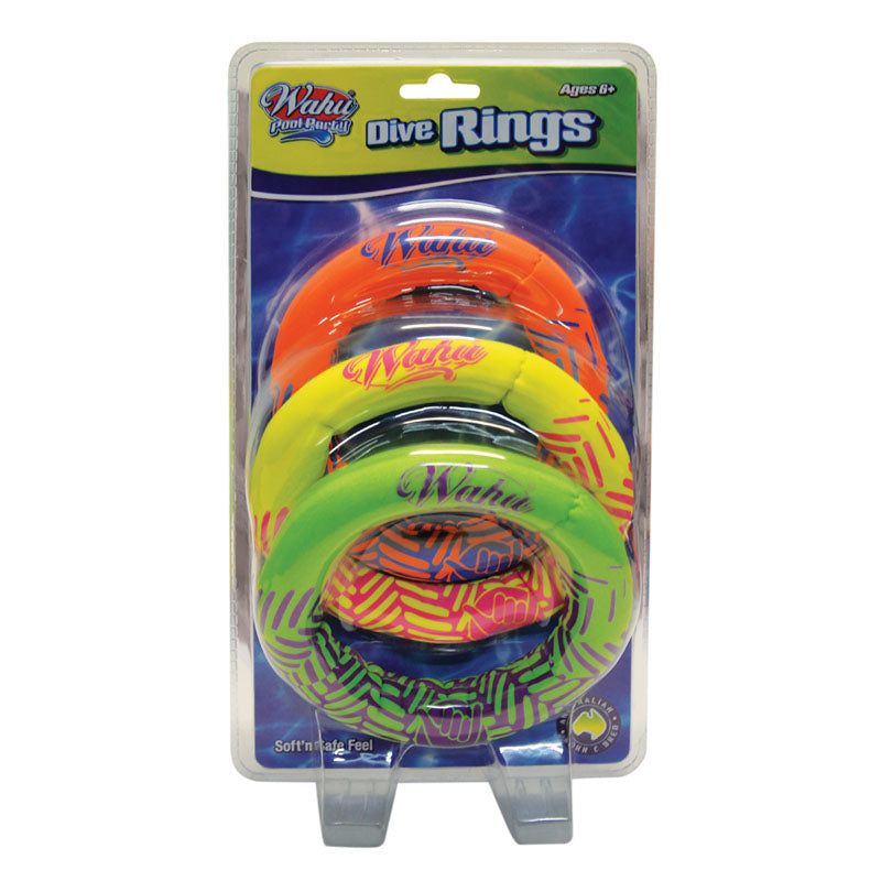 WAHU POOL PARTY DIVE RINGS KIDSGOODS