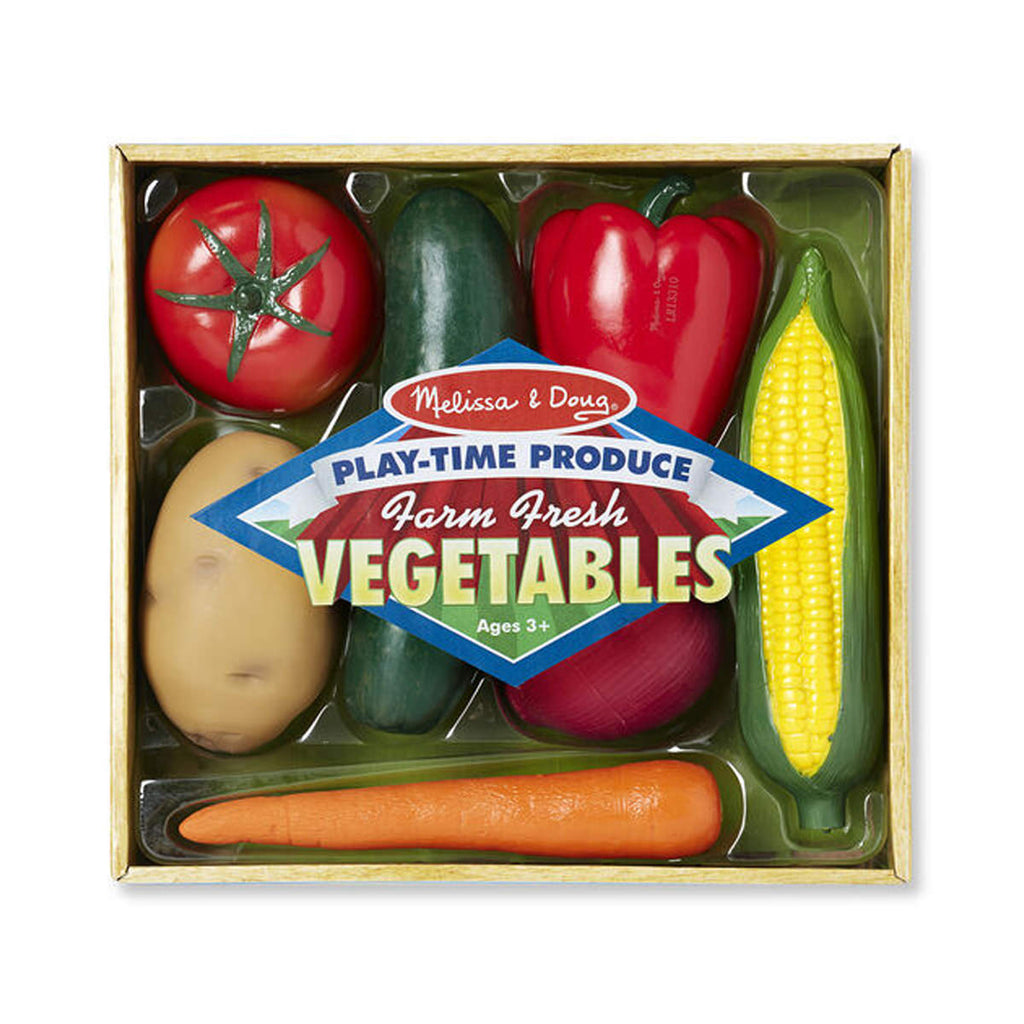 MELISSA & DOUG PLAY TIME VEGETABLES 7 PI