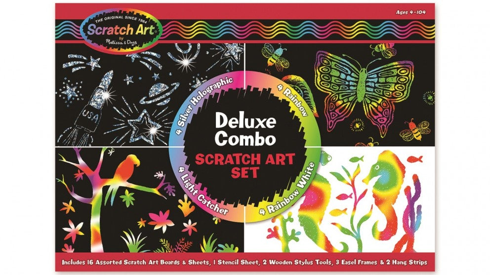 MELISSA & DOUG SCRATCH MAGIC DELUXE KIT