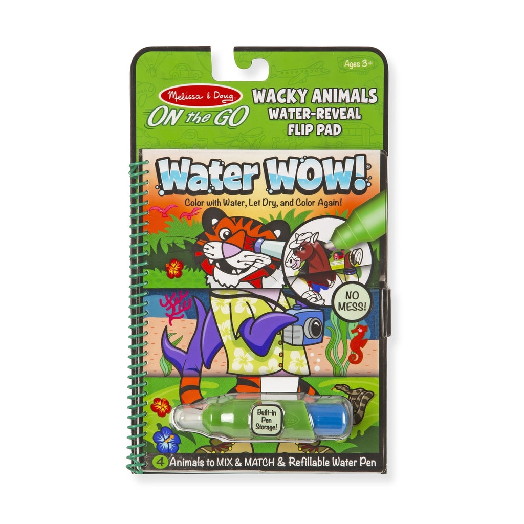 M&D ON THE GO WATER WOW WACKY ANIMALS FLIP