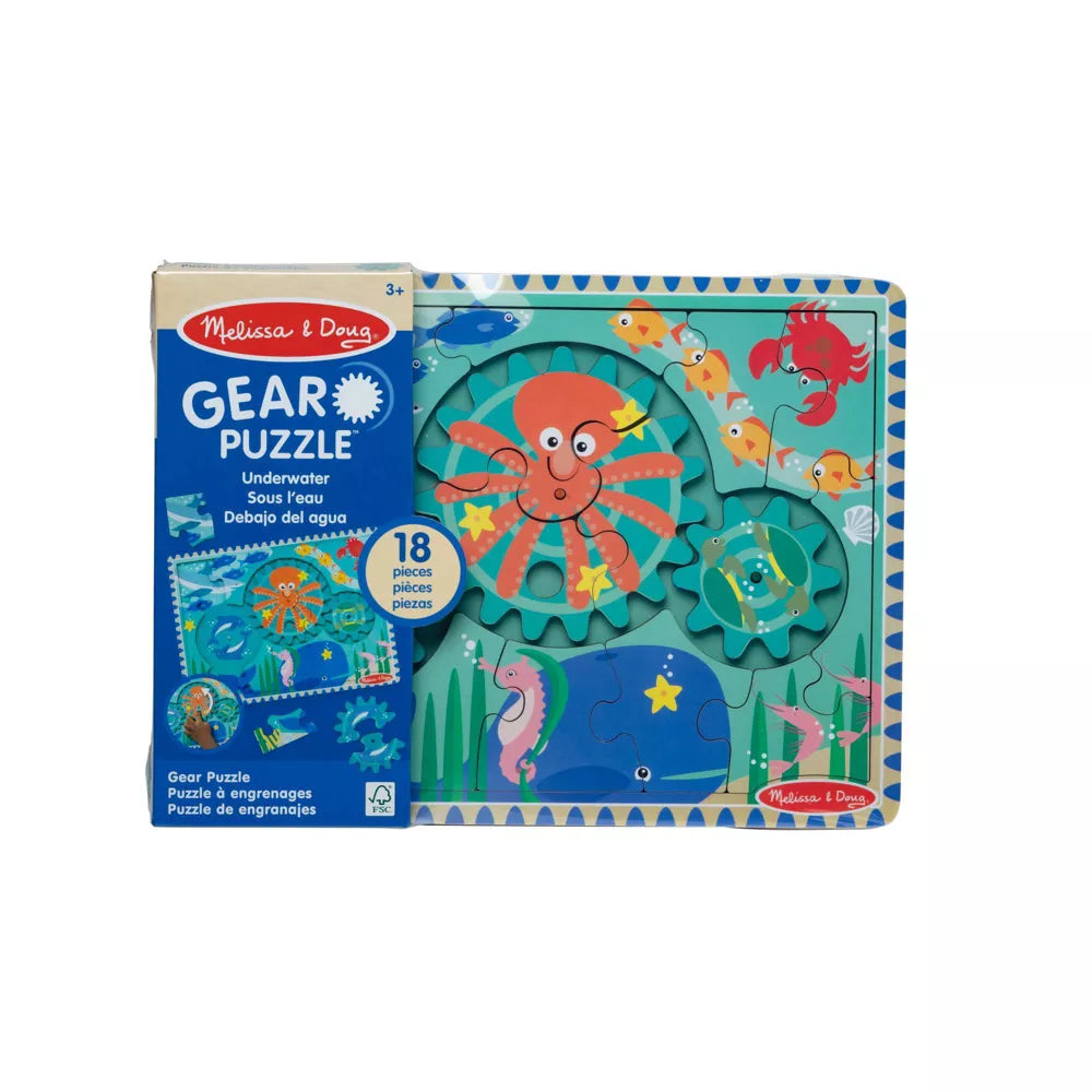 M&D WOODEN UNDERWATER GEAR PUZZLE