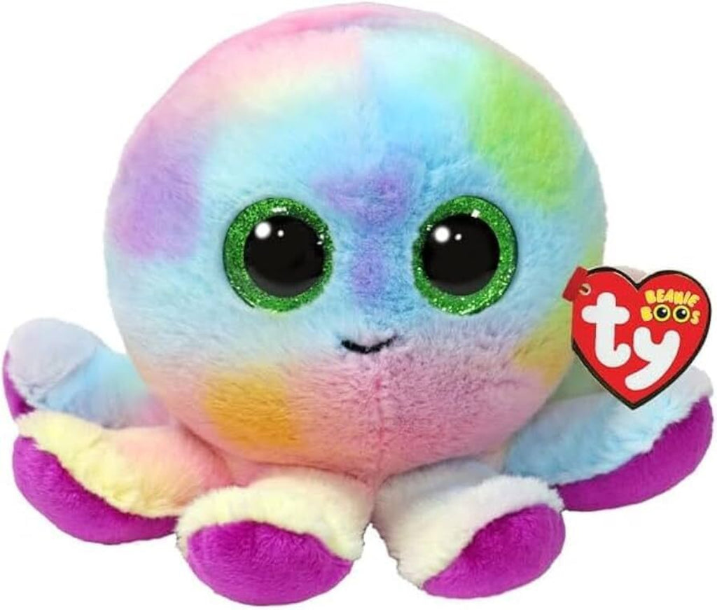 TY BEANIE BOOS REGULAR MULTI OCTOPUS BUBBLES