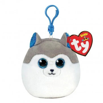 TY SQUISHY BEANIES  CLIP SLUSH HUSKY