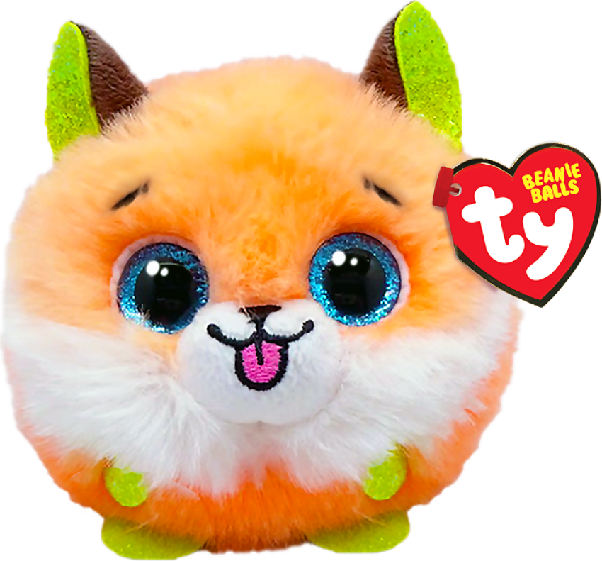 TY PUFFIES SHERBET FOX BALL