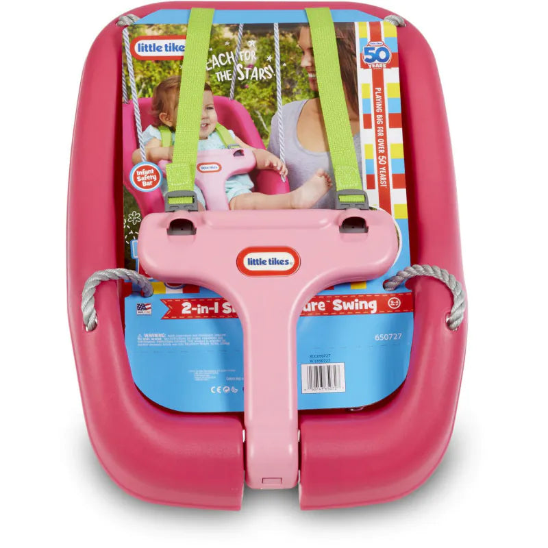 LITTLE TIKES 2-IN-1 SNUG N SECURE MAGENTA