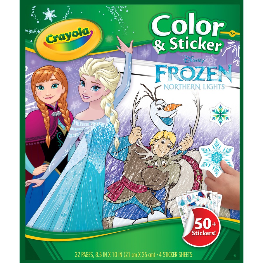 CRAYOLA COLOUR & STICKER DISNEY FROZEN