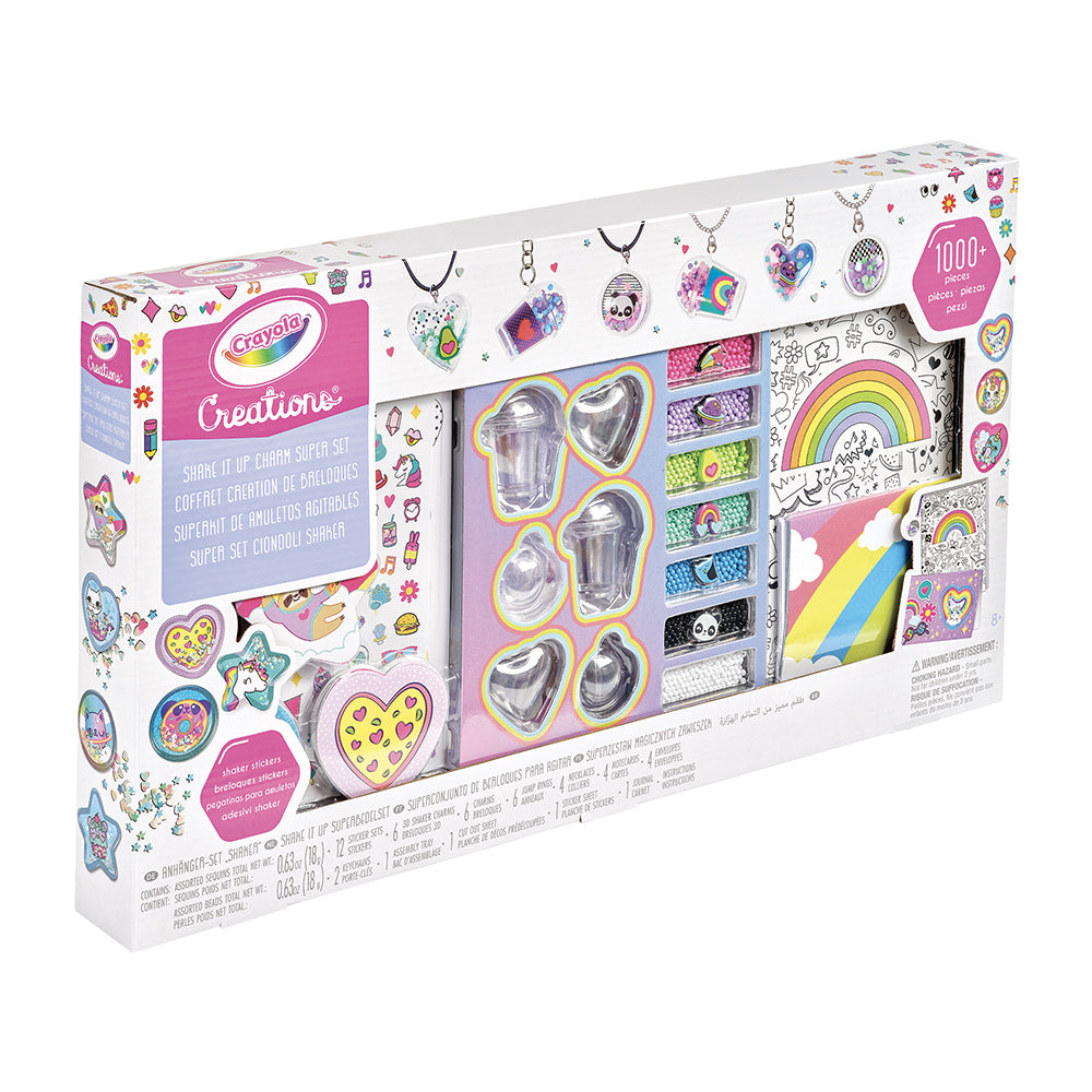 CRAYOLA CREATIONS SHAKE IT UP! CHARMS & STICKERS SUPER KIT