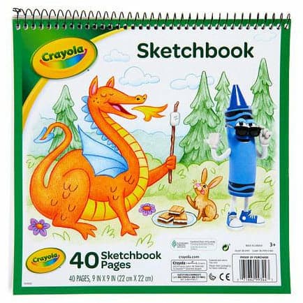 CRAYOLA SKETCHBOOK 40PAGES