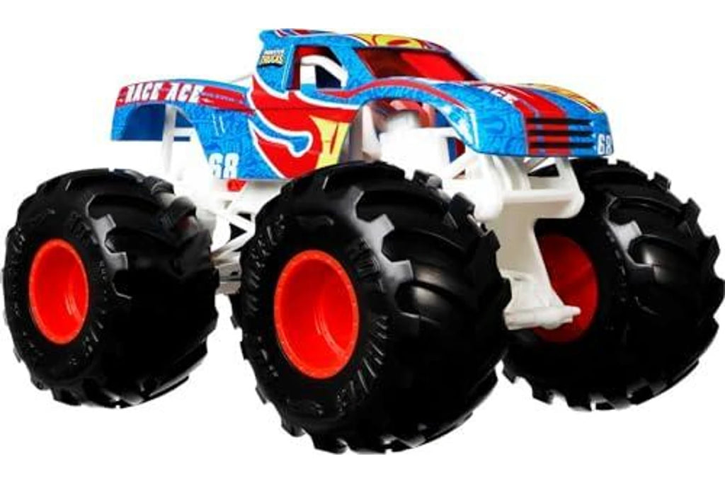 FYJ83 HOT WHEELS MONSTER TRUCKS OVERSIZED RACE ACE