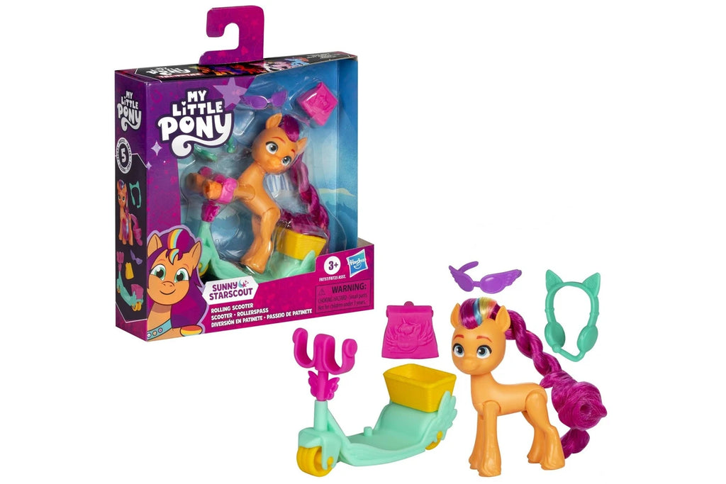 F8725 My Little Pony Rolling Scooter Sunny Starscout ASST