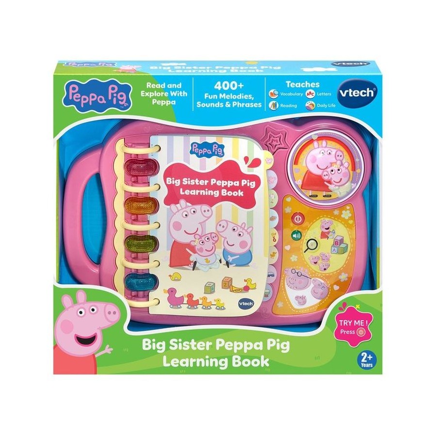 VTech Peppa Pig Big Sister Peppa Learning Book