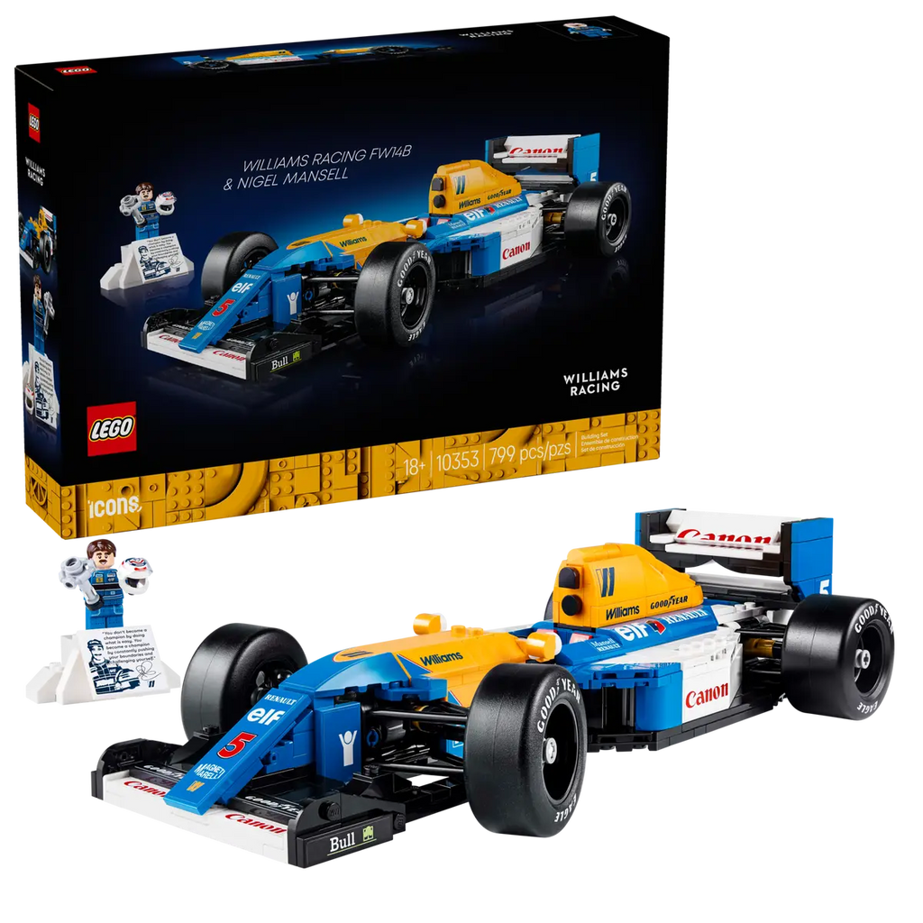 10353 LEGO Icons Williams Racing FW14B & Nigel Mansell