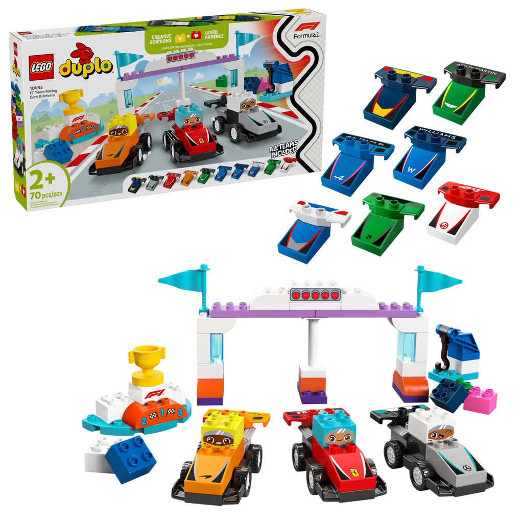 10445 LEGO DUPLO  F1® Team Race Cars & Drivers