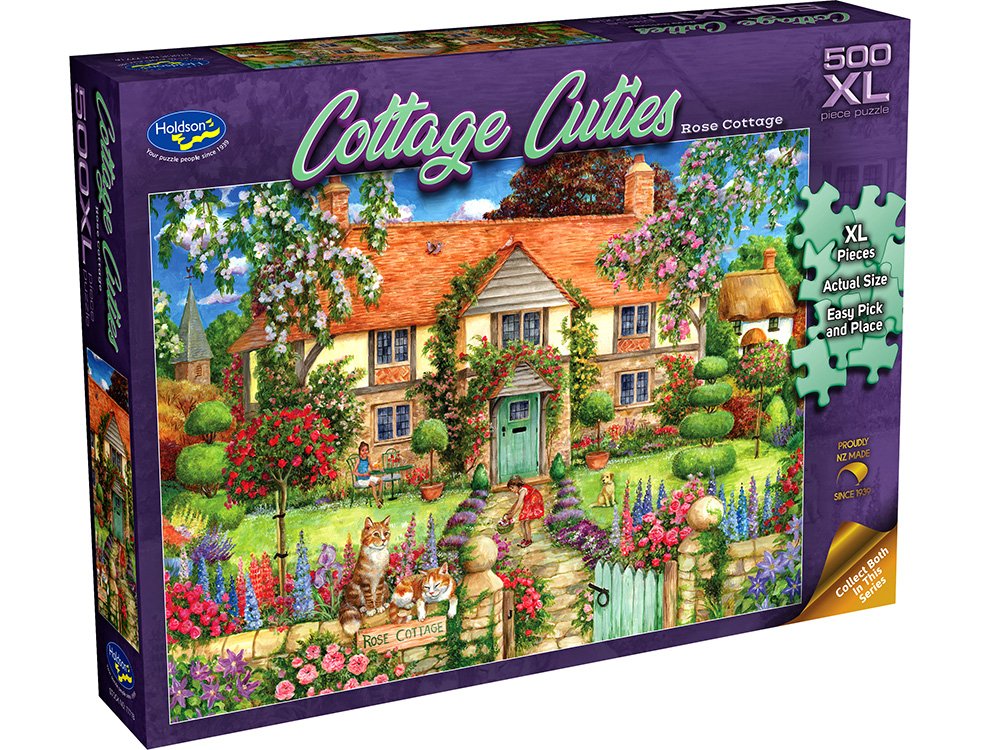 HOL777181 COTTAGE SUTIES ROSE 500PC XL