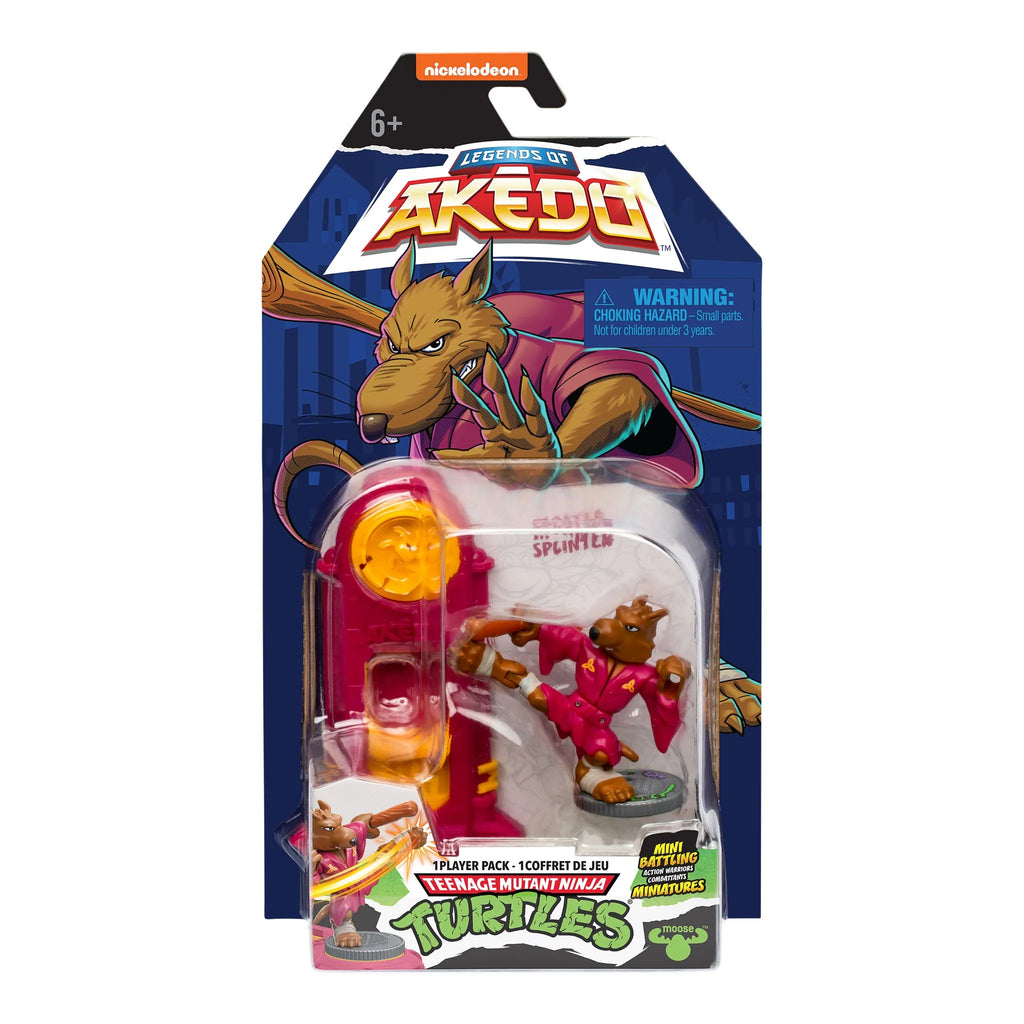 15383 AKEDO TEENAGE MUTANT NINJA TURTLES S3 SINGLE PACK MASTER SPLINTER