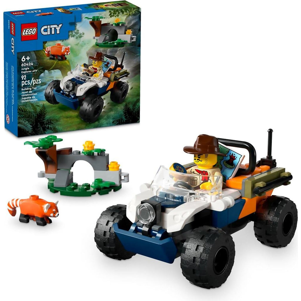 60424 LEGO CITY JUNGLE EXPLORER ATV RED PANDA MISSION