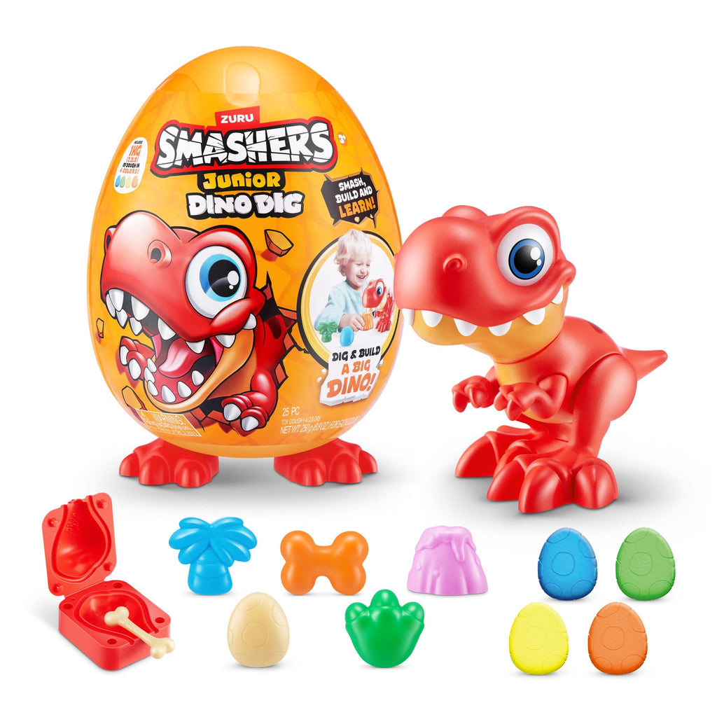 ZURU SMASHERS JUNIOR DINO DIG LARGE ASSORTED