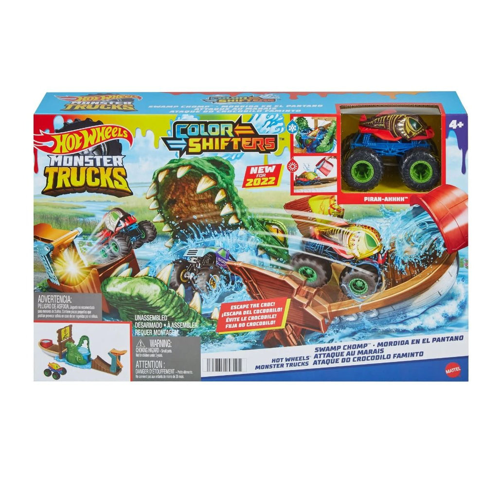 HOT WHEELS MONSTER TRUCKS SWAMP CHOMP