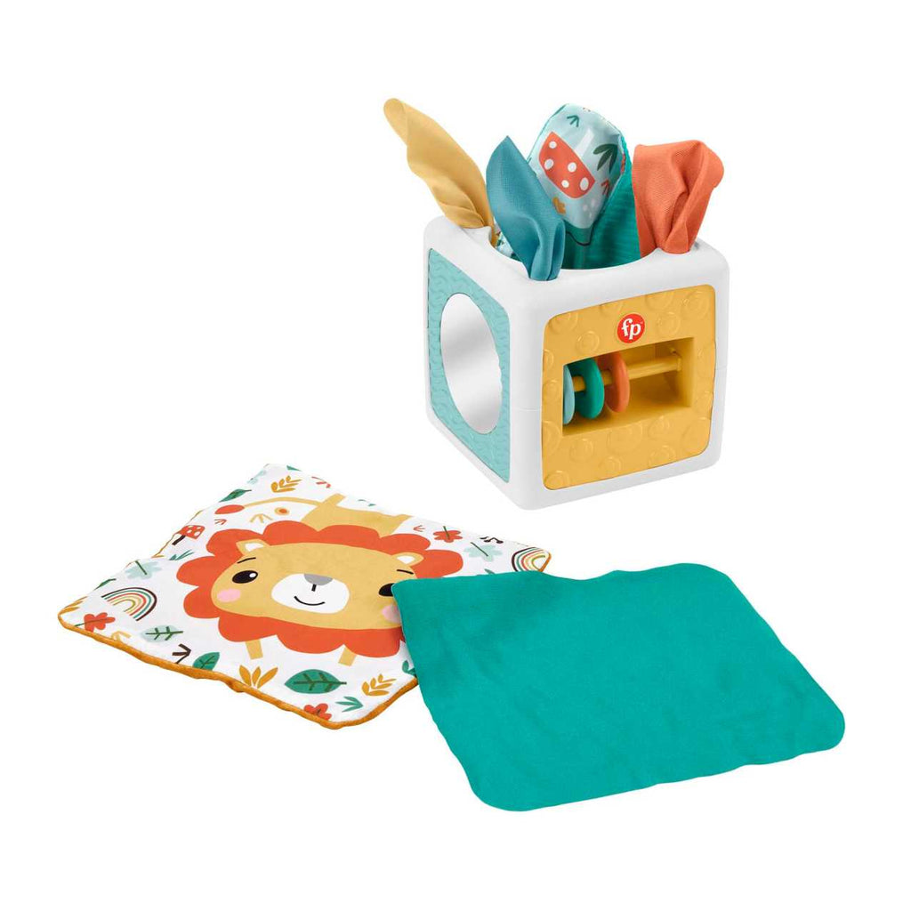 FISHER PRICE TISSUE FUN ACTIVITY CUBE