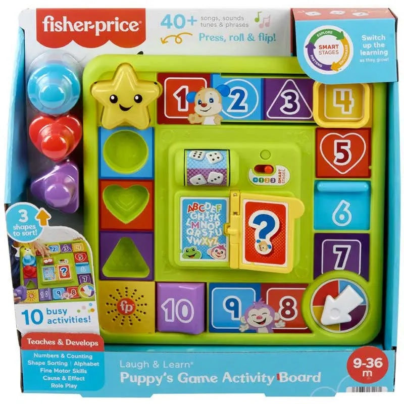 FISHWE PRICE LAUGH & LEARN PUPPY'S GAME ACTIVITY BOARD