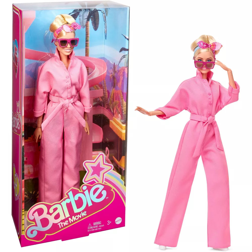 BARBIE THE MOVIE PINK BOILER SUIT BARBIE DOLL