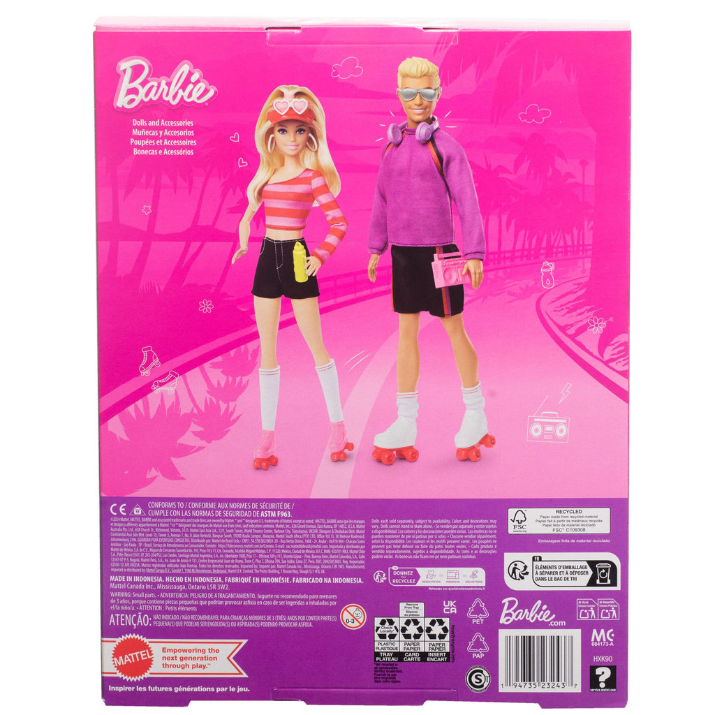 BARBIE KEN & BARBIE 65TH ANNIVERSARY FASHIONISTA DOLL 2 PACK