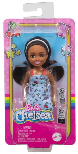 DWJ33 BARBIE CHELSEA DOLL Blue Dress & Headband