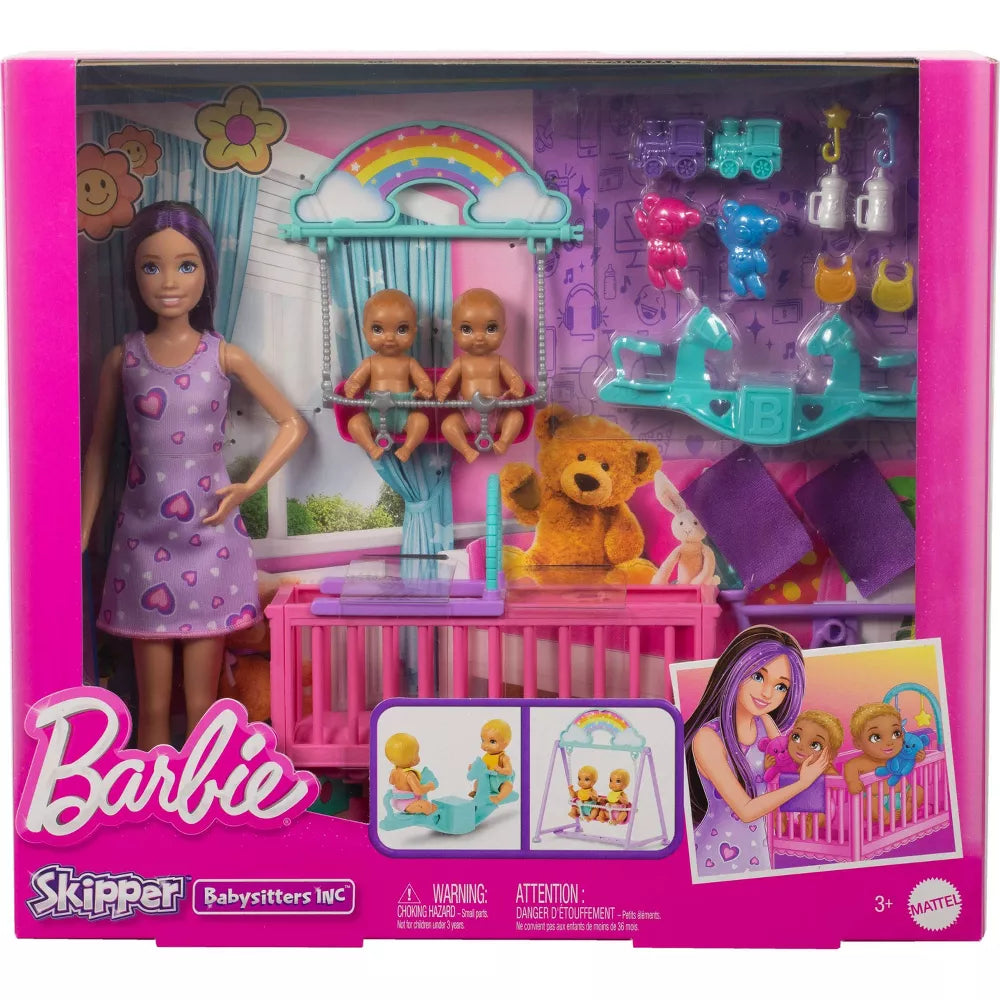 Barbie Skipper Doll Nursery Playset with Accessories