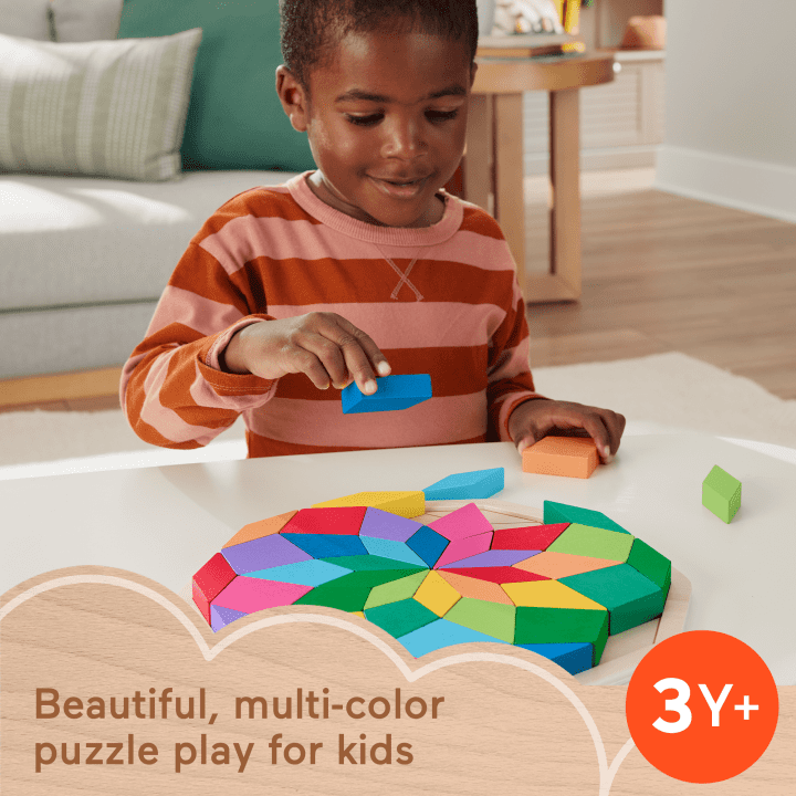 FISHER PRICE WOODEN MANDALA PUZZLE