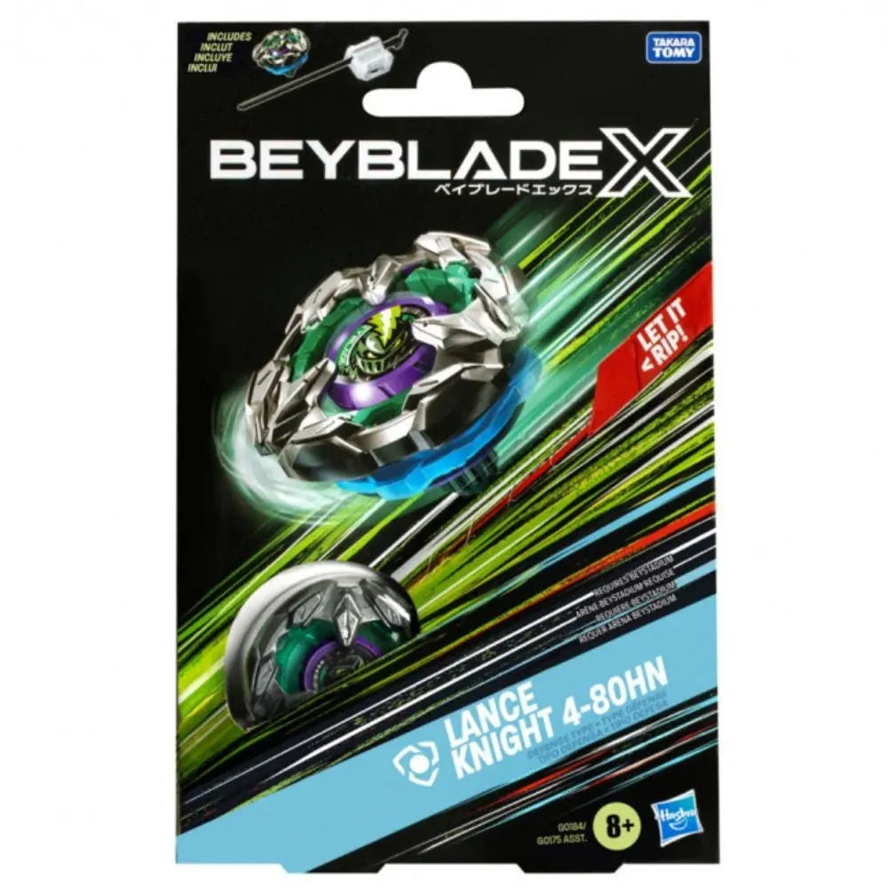 G0175 BEYBLADE X STARTER PACK TOP LANCE KNIGHT 4-80HN