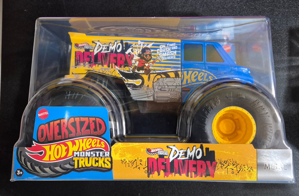 FYJ83 HOT WHEELS MONSTER TRUCKS OVERSIZED DEMO DELIVERY