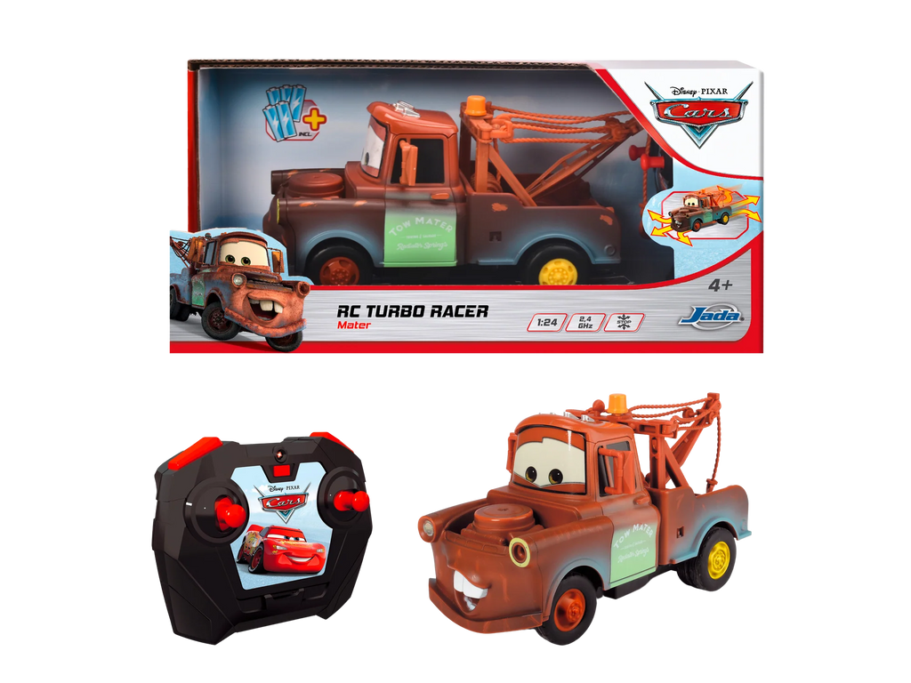 Disney Pixar Cars Jada 1:24 RC Turbo Racer Mater