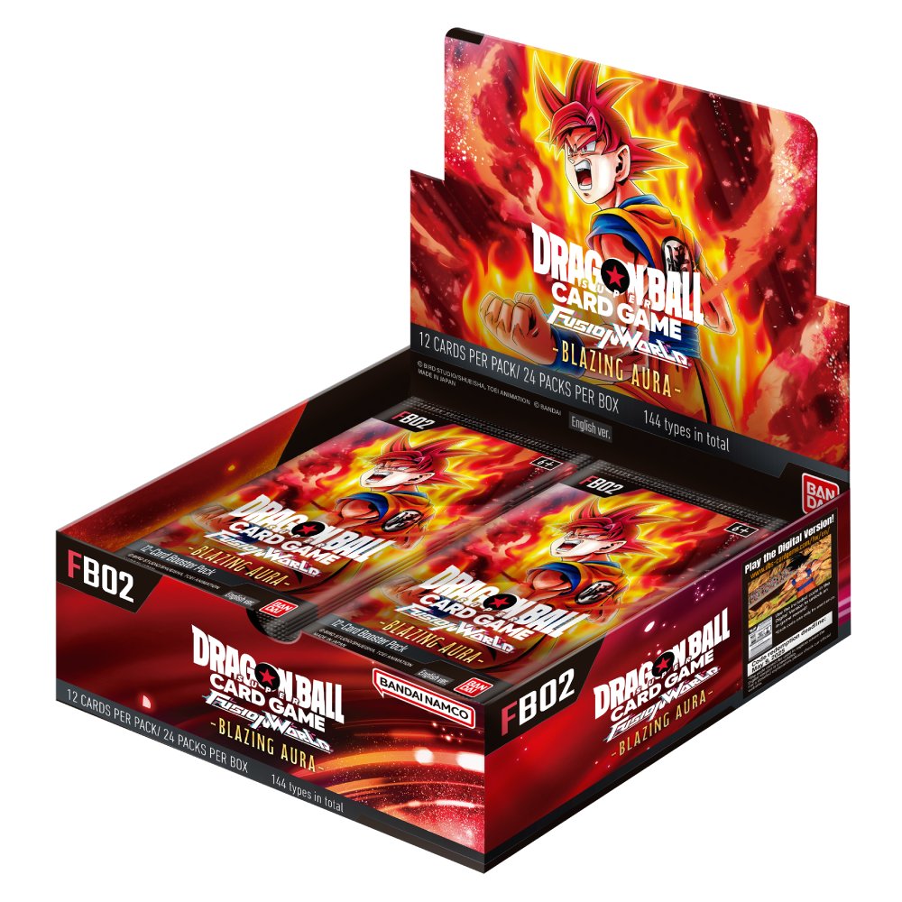 Dragon Ball Super Card Game Fusion World sealed Booster Box Blazing Aura FB02