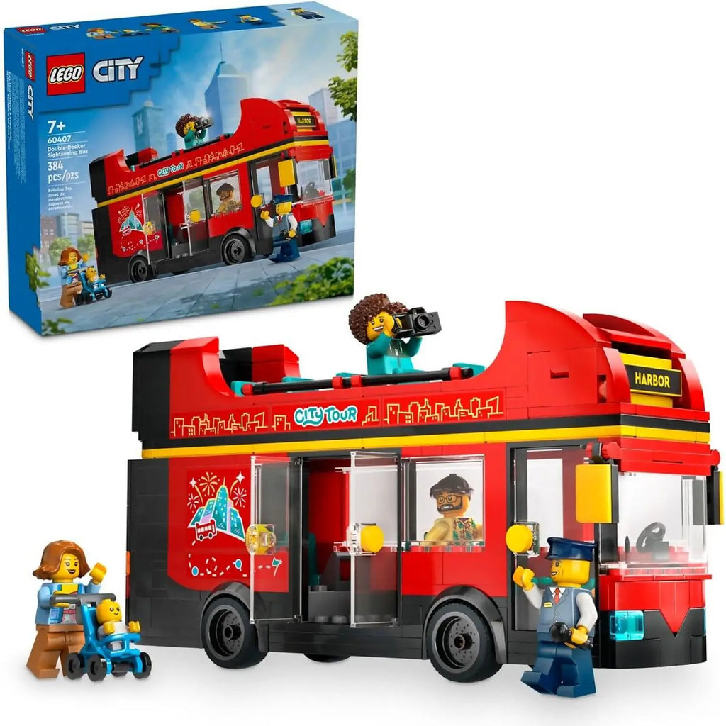 60407 LEGO CITY RED DOUBLE-DECKER SIGHTSEEING BUS