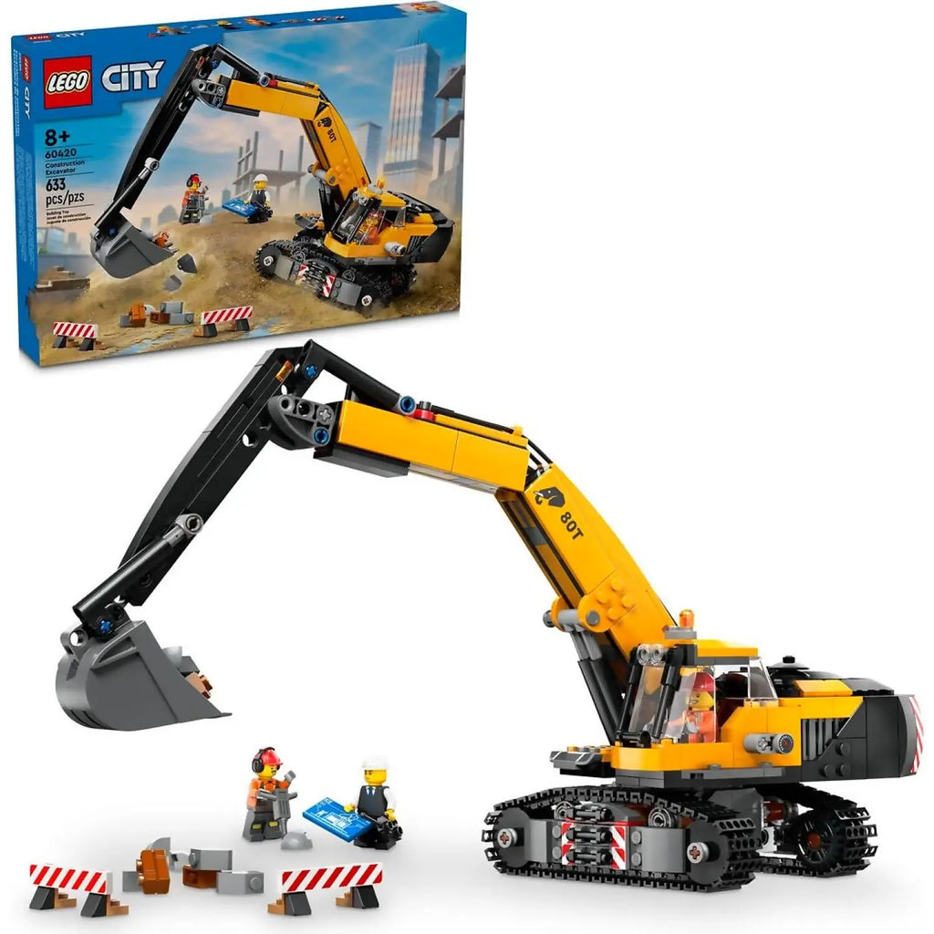 60420 LEGO CITY YELLOW CONSTRUCTION EXCAVATOR