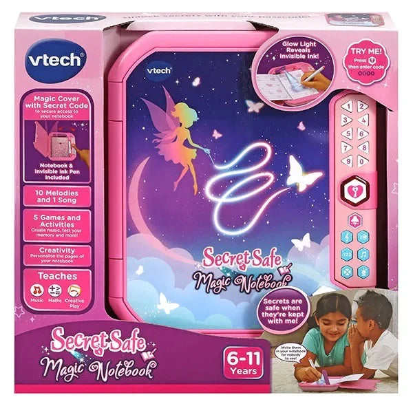 VTECH SECRET SAFE MAGIC NOTEBOOK