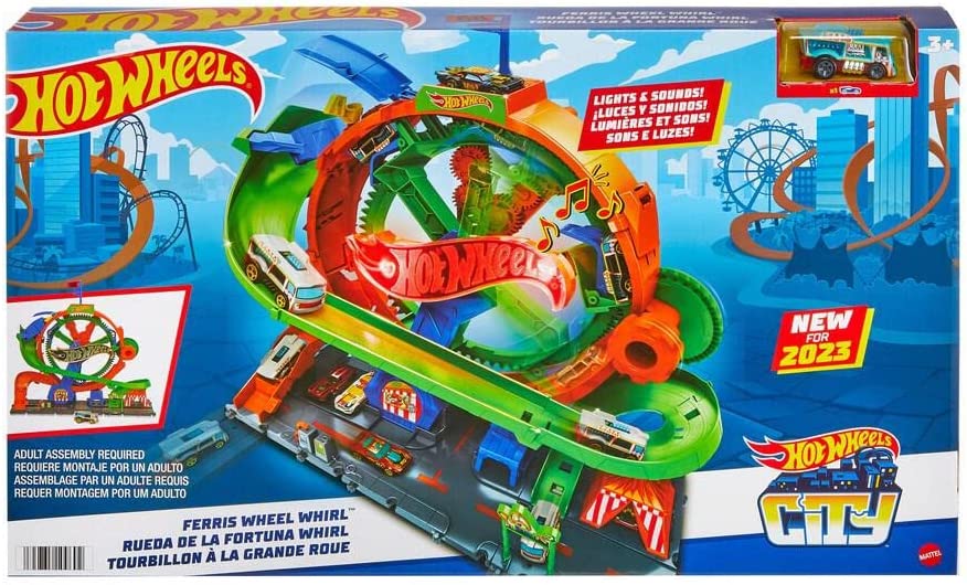 Hot Wheels City Ecl Ferris Wheel Whirl