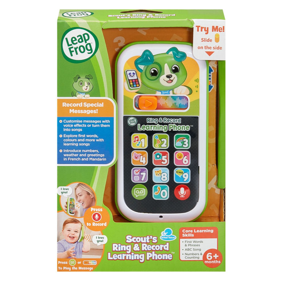 SCOUTS RING N RECORD LEARNING PHONE
