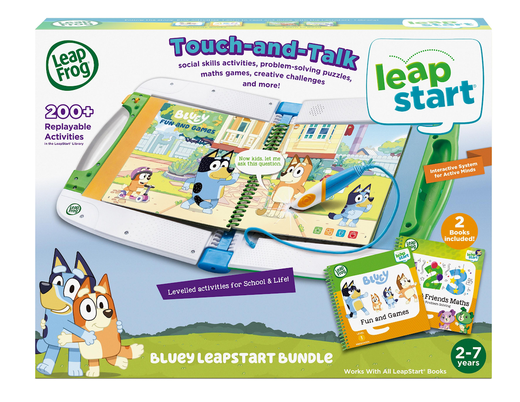 LEAP FROG BLUEY LEAPSTART BUNDLE (GREEN) W BOOK