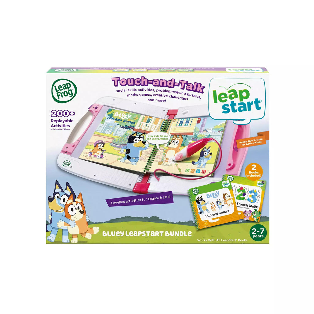 LEAP FROG BLUEY LEAPSTART BUNDLE (PINK) W BOOK