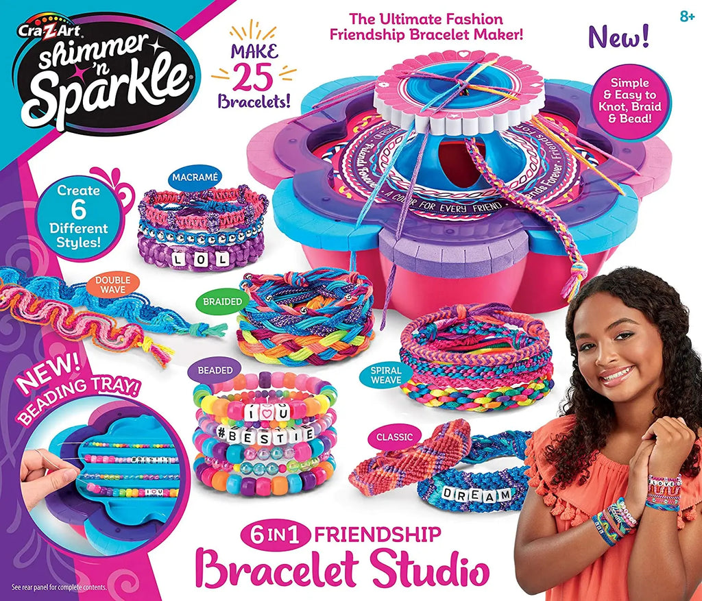 Shimmer n Sparkle 6 in 1 Friendship Bracelet Studio