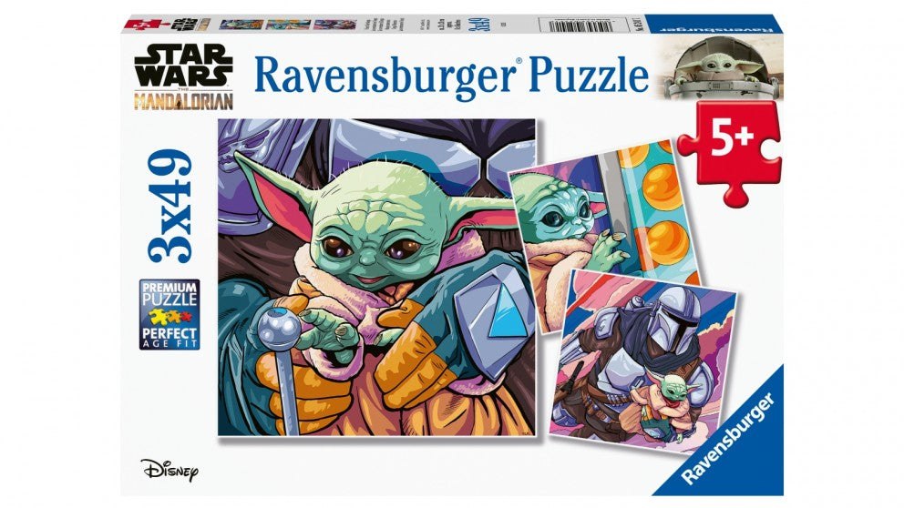 RAVENSBURGER SW GROGU MOMENTS 3X49 PC