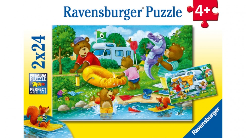 RAVENSBURGER Sweet Koalas and Pandas Puzzle 2x24pc